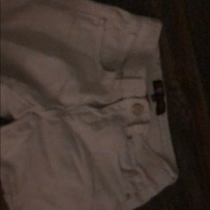 White children’s Jean shorts